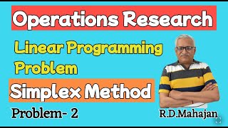 How to solve L.P.P by Simplex Method ( Example- 2 )