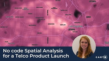 No code Spatial Analysis for a Telco Product Launch