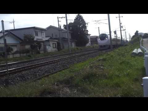 区間120km超え!!!  E657系常磐線踏切高速通過