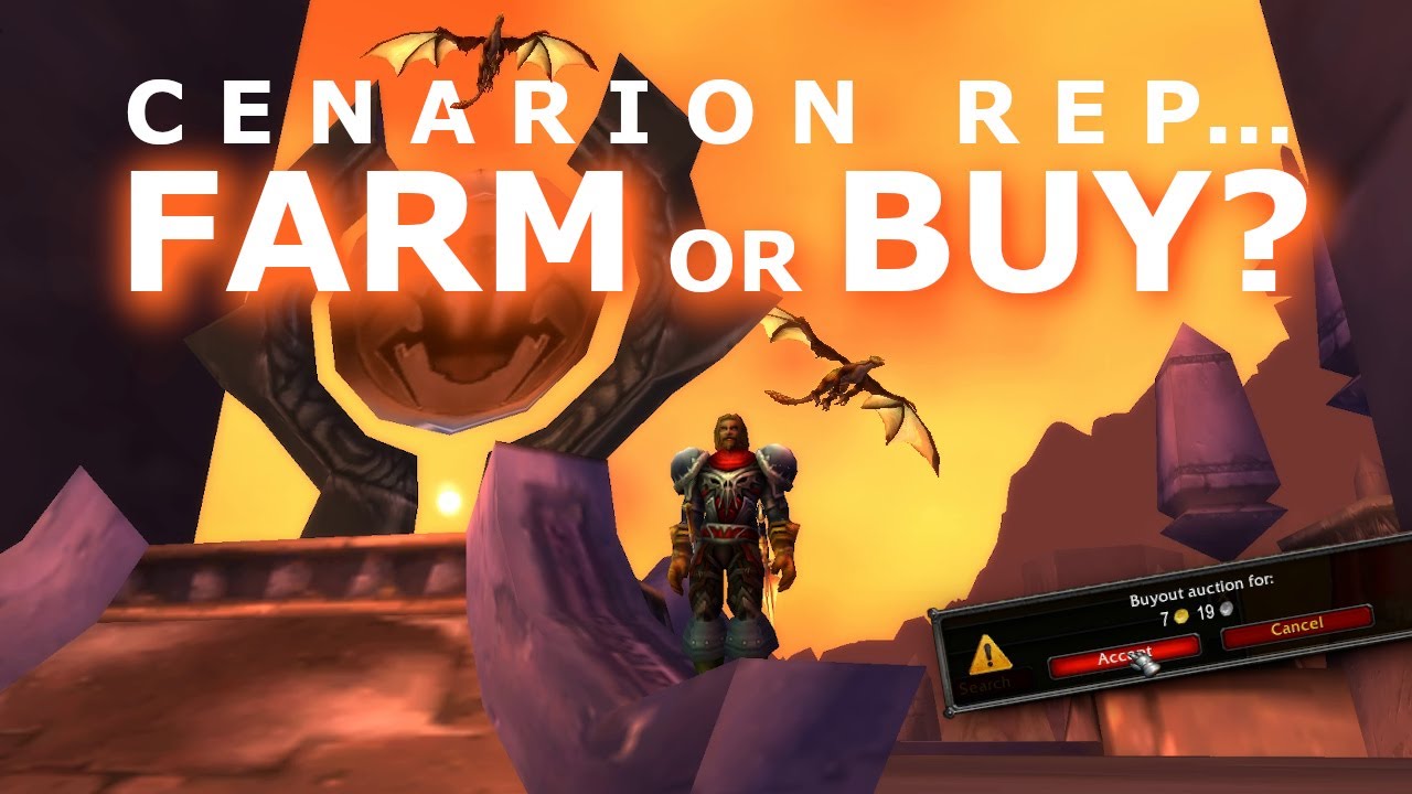 Farm or Buy? Cenarion Circle rep - A practical guide - WoW Classic