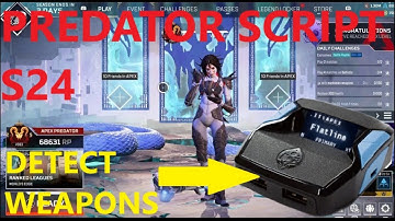 Script Apex S24 || Predator Script with Detect Weapons || cronus zen && max || ps4 ps5 xbox pc