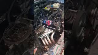 MOTOR AP 1.6 COMANDO 49G E COLETOR 4X1 FORMULA #automobile #carrestorationproject #mk11 #racing #diy