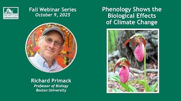 Phenology Shows the Biological Effects of Climate Change