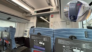 【4K60p】E353系 特急あずさ3号松本行 中央本線甲府駅発車後の車窓•車内放送•走行音 2025-12-25