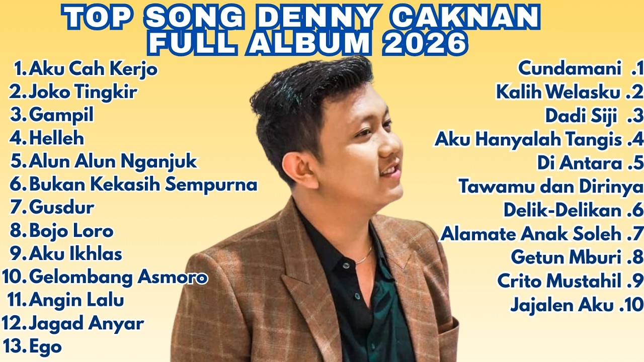 Full Album Lagu Denny Caknan 2026 🎵 Jawa Populer, Galau, Koplo Terbaik