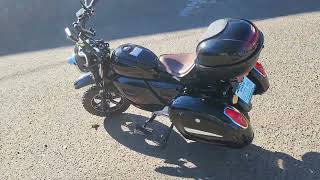 Electric scooter mini-bagger