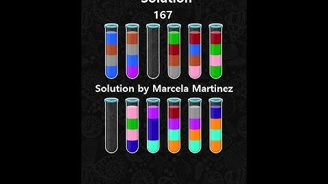 Color Water Sort 3D level 167 | Gameplay Mobile Games