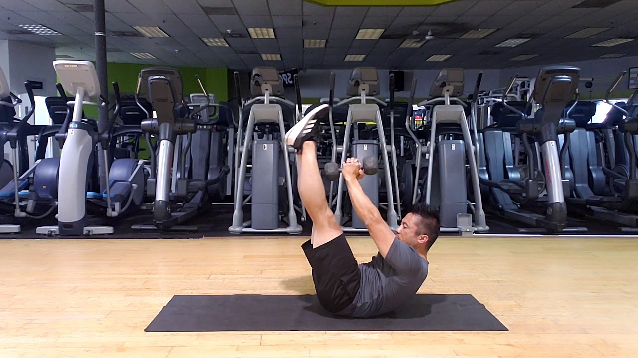 Dumbbell Vups YouTube