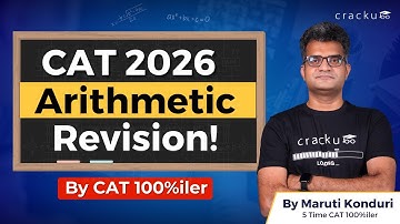 CAT 2026 Quant Arithmetic Revision 🔴 By CAT 100%iler | CAT Arithmetic Questions