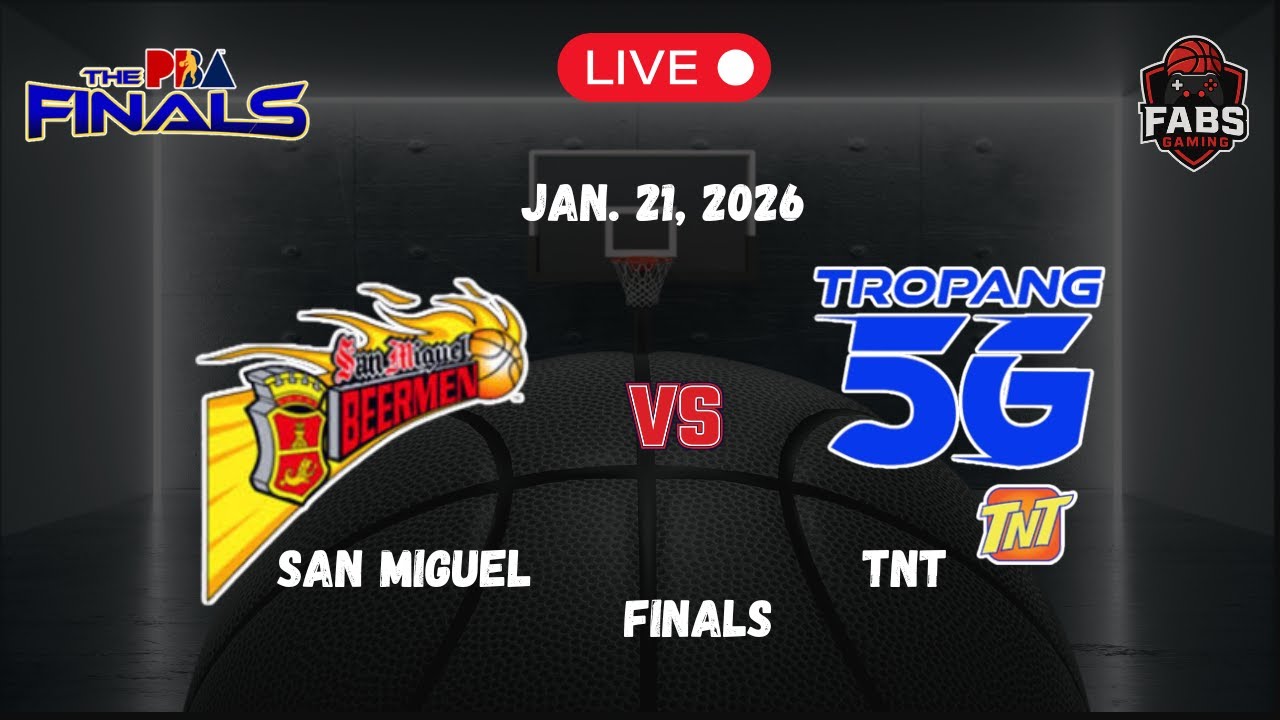 Live Now! SAN MIGUEL vs TALK N TEXT | PBA FINALS | JANUARY 21, 2026