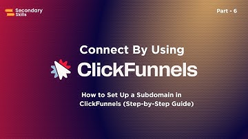 🌐 How to Set Up a Subdomain in ClickFunnels (Step-by-Step Guide) | Lesson 6