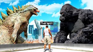 GTA 5 - KING KONG vs GODZILLA !! MALAYALAM screenshot 5