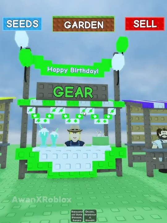 Eloise Birthday  #roblox #growagarden