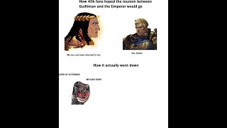 The reunion between Guilliman and the Emperor