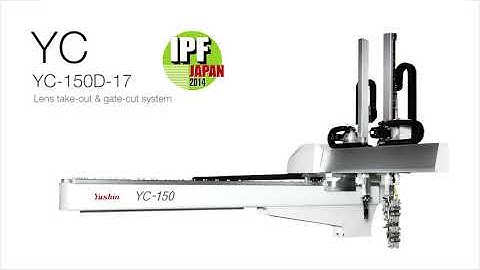 YUSHIN YC 150 3 AXIS SERVO TOP ENTRY ROBOT + Lens Take Out & Gate Cut System