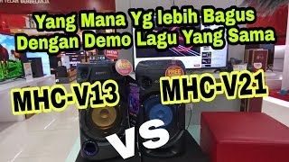 Sony MHC-V13 vs MHC-V21