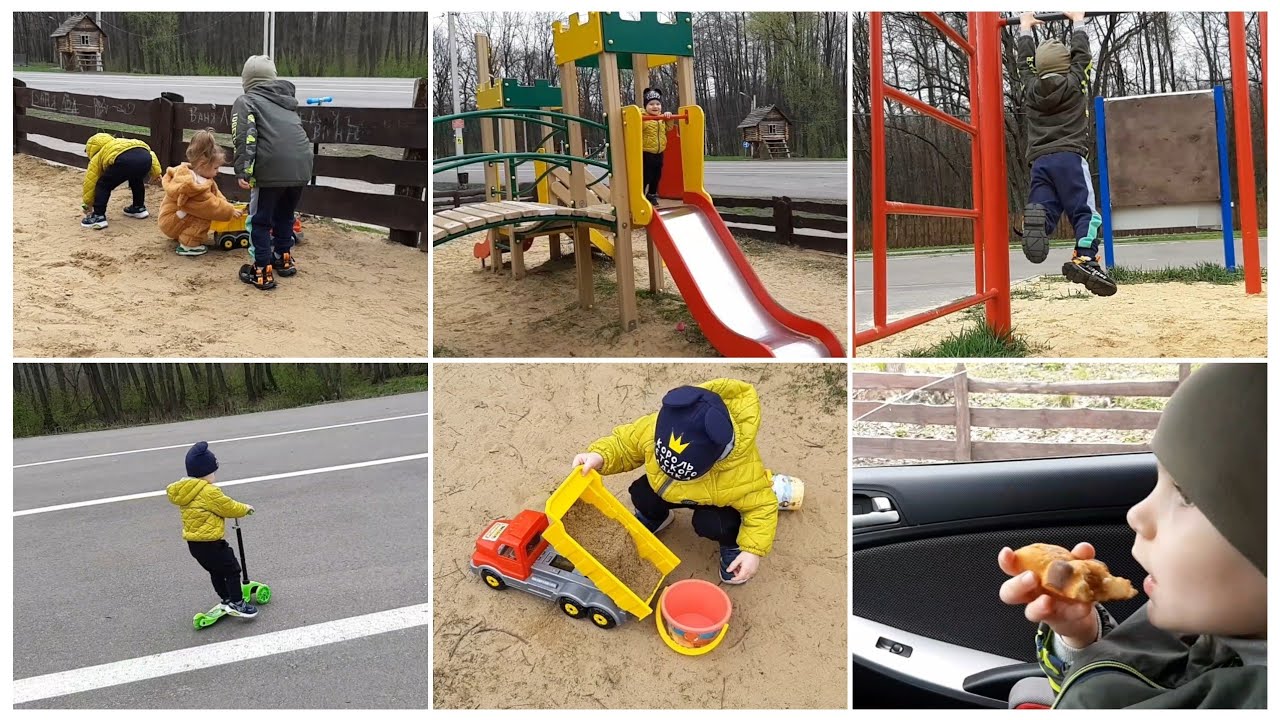 Отдыхаем в парке // Купили самокаты // Готовка // Мотивация на новую ...