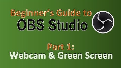 OBS Studio: A Beginner