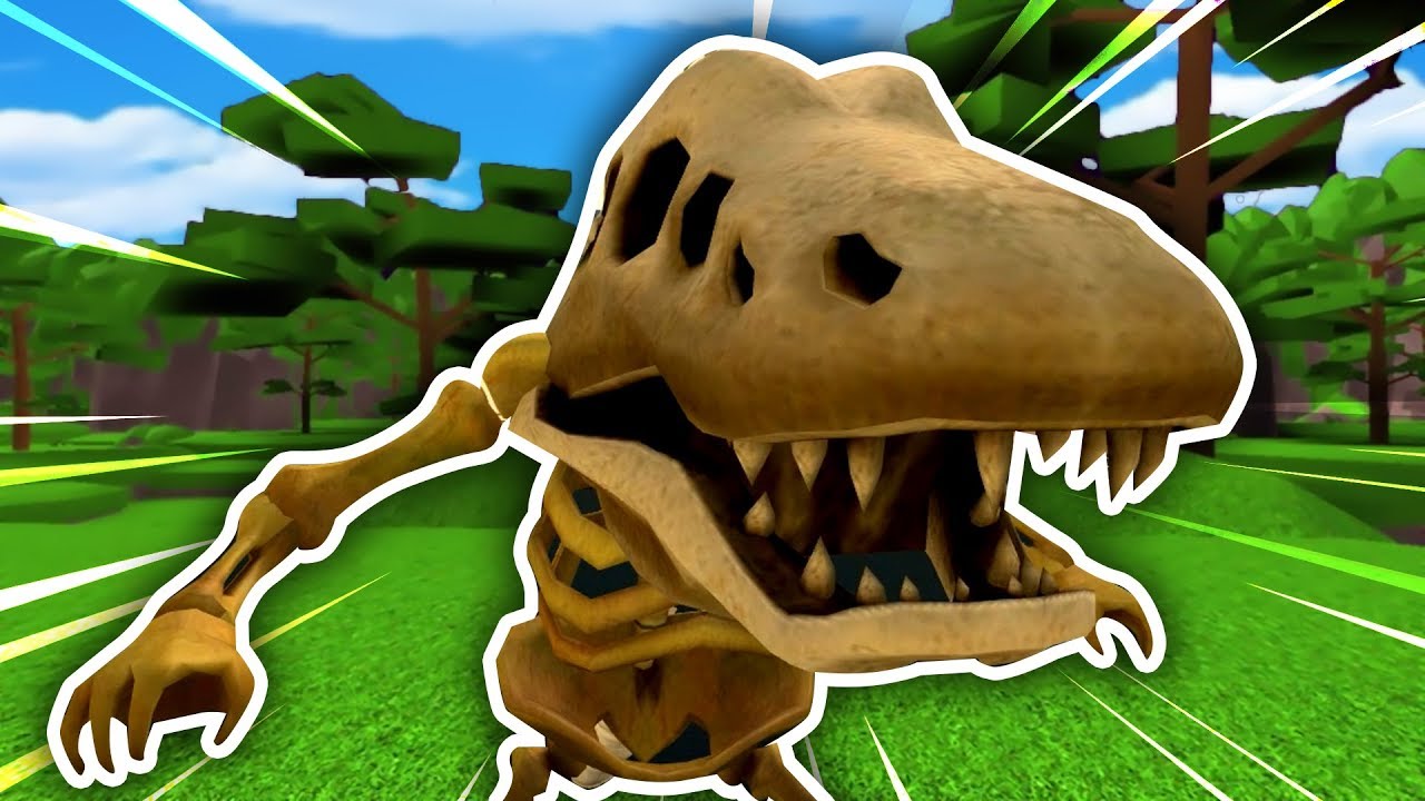 How To Be A T Rex Fossil In Robloxian Highschool Youtube - t rex skeleton roblox id