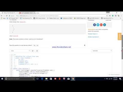 Leetcode 144  Binary Tree Preorder Traversal