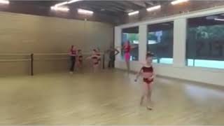 Not Mine Straddle Leap Girl