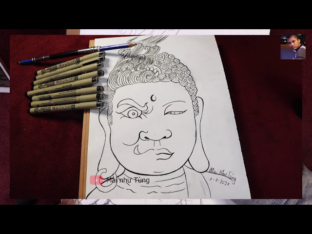 Vẽ Phật Bằng Bút Chì - Youtube