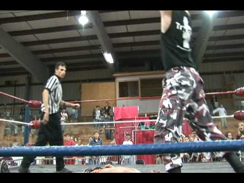 Spike Dudley hits "Ladies Man" Gregory Edwards with a hockey stick - 2007