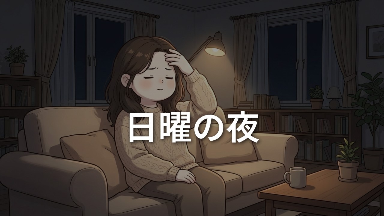 月曜日の朝より日曜の夜がつらい本当の理由