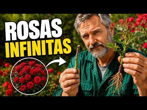 The TRICK to MULTIPLY your ROSES from a single BRANCH! SPROUTS in DAYS!