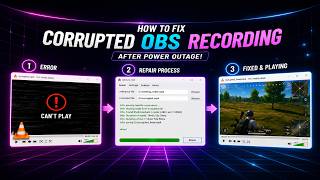 How to Fix Corrupted OBS Recording After Power Outage (Recover MP4 File FREE)