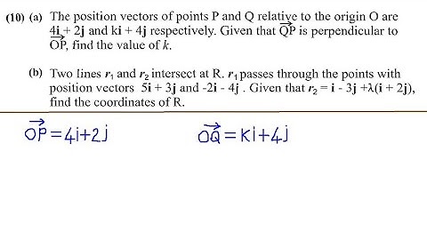 VECTORS-2023 Additional mathematics internal G12 ECZ exam Q10 P1