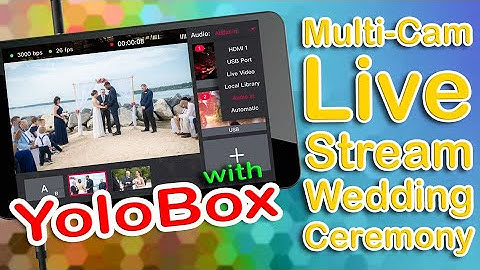 Multi-Cam Live Stream Wedding Ceremony With YoloBox