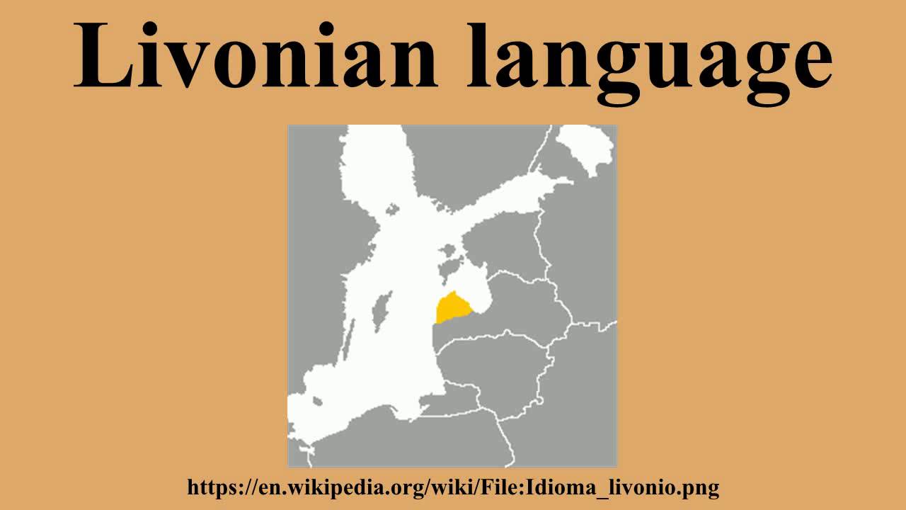 Livonian language