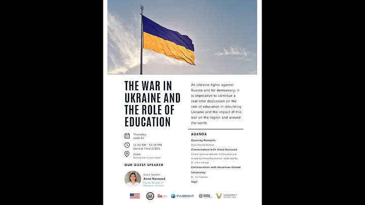 The War in Ukraine and the Role of Education with Anna Novosad