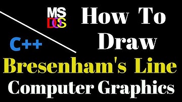 BRESENHAM LINE DRAWING ALGORITHM PROGRAM IN C++ (COMPUTER GRAPHICS)