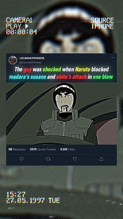 🤯 GUY Shocked When NARUTO blocked MADARA'S Susanoo and OBITO'S attack in one blow #narutoshippuden