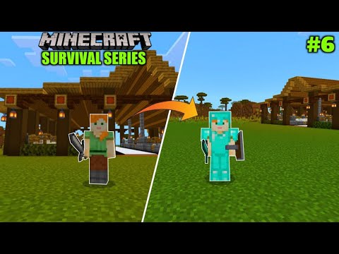 I Made Fully Diamond Armor & Tools in Minecraft PE | Now I Am Strong ...