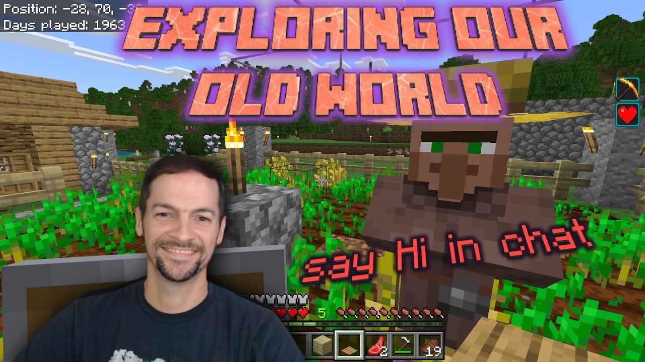 LIVE! - Exploring Our Old Realm Worlds in Minecraft