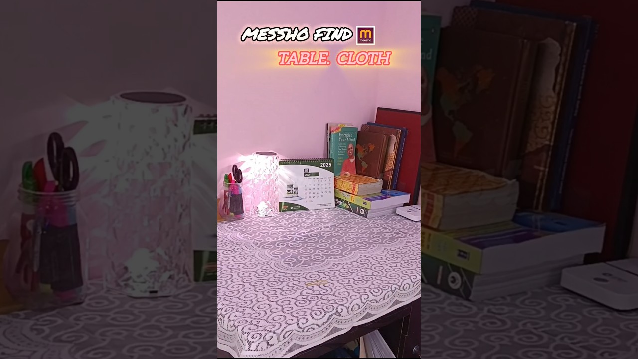 Table cloth for my study table 📝💎. 