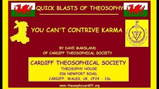 You Can’t Contrive Karma by Dave Marsland