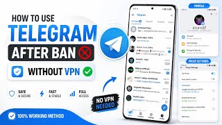 How To Use Telegram After Ban Without VPN 🔥 | Telegram Proxy Setup Guide 2026