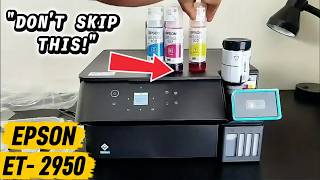 Epson ET-2950 Setup: Fill Ink, Load Paper (A4 & 4x6), & Print Quality Alignment