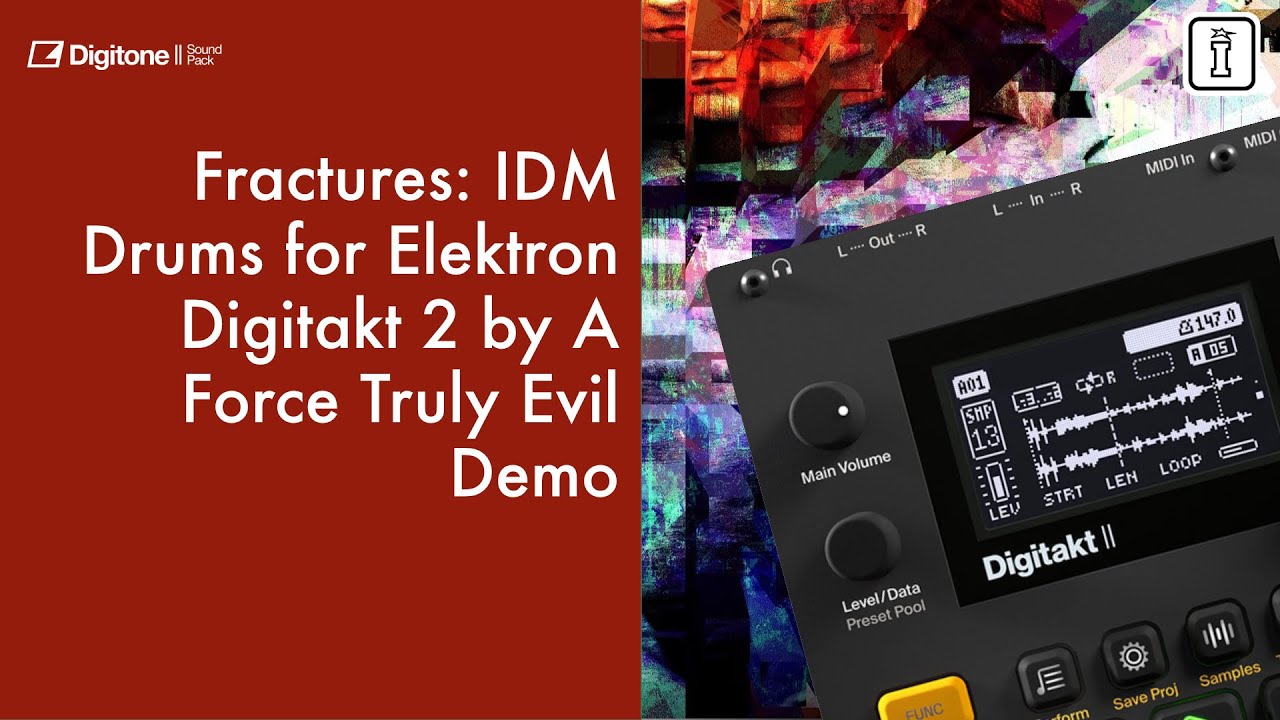 Fractures IDM Drums - 82 цикла для Elektron Digitakt 2 Grid/Slice
