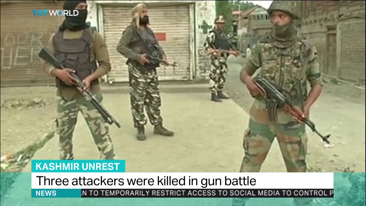 Four Indian soldiers killed in attack on camp in Kashmir