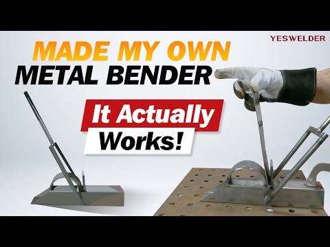 Made My Own Metal Bender – It Actually Works! ｜YesWelder