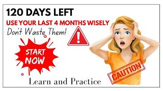 120 Days Can Change Your Life — Start Today ||  Learn English with Story || Practice English