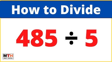 485 gedeeld door 5 (485÷5) | Waarde van 485/5 | Lange deling