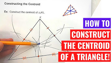 Constructing the Centroid of a Triangle