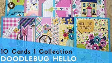 10 Cards 1 Collection | Doodlebug Hello