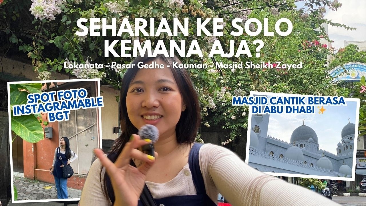 SEHARIAN DI SOLO! Dari Jajan Es Dawet Sampai Masjid Megah ala Abu Dhabi 🕌✨